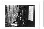 Cat on the Phone by Anonymous