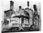 Fire at British Columbia's Government House by Anonymous