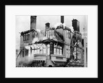 Fire at British Columbia's Government House by Anonymous