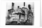 Fire at British Columbia's Government House by Anonymous