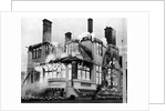 Fire at British Columbia's Government House by Anonymous