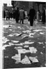 Pamphlet Litter on Saarbrucken Street, 1955 by Anonymous