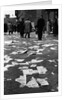 Pamphlet Litter on Saarbrucken Street, 1955 by Anonymous