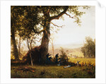 Union Soldiers Fighting in the Field by Albert Bierstadt