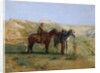 Detail of Cowboys in the Badlands by Thomas Eakins