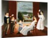 Colonial American Painting of a Family at Play by Corbis