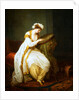 A Woman at Needlepoint by Angelica Kauffmann