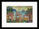 Painting of a Seaside Scene by Maurice Prendergast