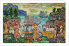 Painting of a Seaside Scene by Maurice Prendergast