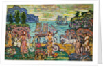 Painting of a Seaside Scene by Maurice Prendergast