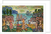 Painting of a Seaside Scene by Maurice Prendergast