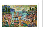 Painting of a Seaside Scene by Maurice Prendergast
