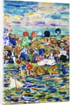 Idlers on the Beach by Maurice Brazil Prendergast