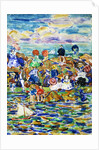 Idlers on the Beach by Maurice Brazil Prendergast