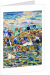 Idlers on the Beach by Maurice Brazil Prendergast