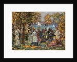 Waterside Park Scene by Maurice Brazil Prendergast