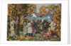 Waterside Park Scene by Maurice Brazil Prendergast