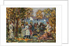 Waterside Park Scene by Maurice Brazil Prendergast