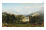The Rocky Mountains, Lander's Peak by Albert Bierstadt