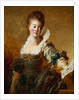 Woman with Sheet Music by Jean-Honore Fragonard