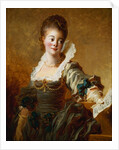 Woman with Sheet Music by Jean-Honore Fragonard