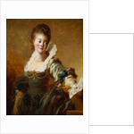 Woman with Sheet Music by Jean-Honore Fragonard