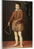 Italian Baroque Portrait of Boy with Racquet and Ball by Anonymous