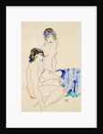 Two Female Nudes by the Water by Egon Schiele