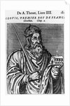 Engraving of Clovis by Andre Thevet