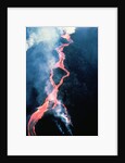 Lava Channel Flowing from Mauna Loa by Anonymous