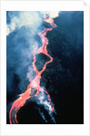 Lava Channel Flowing from Mauna Loa by Anonymous