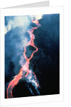 Lava Channel Flowing from Mauna Loa by Anonymous