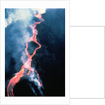 Lava Channel Flowing from Mauna Loa by Anonymous