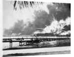 USS Shaw Exploding by Anonymous