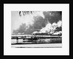 USS Shaw Exploding by Anonymous