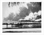 USS Shaw Exploding by Anonymous