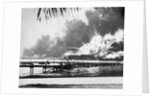 USS Shaw Exploding by Anonymous