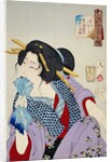 Looking in Pain: The Appearance of a Prostitute of the Kansei Era by Yoshitoshi