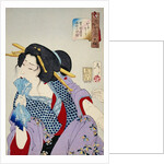 Looking in Pain: The Appearance of a Prostitute of the Kansei Era by Yoshitoshi