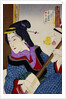 Looking as if She Is Enjoying Herself: The Appearance of a Teacher During the Kaei Period by Yoshitoshi