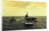USS Saratoga and USS Samuel Eliot Morison Underway in the Atlantic by Anonymous