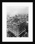 Construction of the Woolworth Building, New York by Anonymous