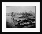 Piers by Brooklyn Bridge, New York by Anonymous