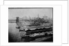 Piers by Brooklyn Bridge, New York by Anonymous