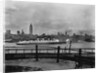 The S.S. Mauretania and New York City Skyline by Anonymous