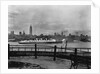 The S.S. Mauretania and New York City Skyline by Anonymous