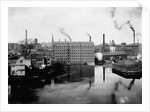 Mills and Smokestacks in Lowell, Massachusetts by Anonymous