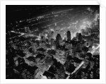 Overview of Manhattan at Night by Anonymous