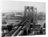 Brooklyn Bridge Over East River and Surrounding Area by Anonymous