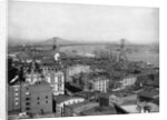 Lower East Side Neighborhood and Brooklyn Bridge by Anonymous